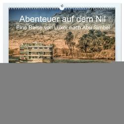 Abenteuer auf dem Nil. Eine Reise von Luxor nach Abu Simbel (hochwertiger Premium Wandkalender 2024 DIN A2 quer), Kunstdruck in Hochglanz von Wenske,  Steffen