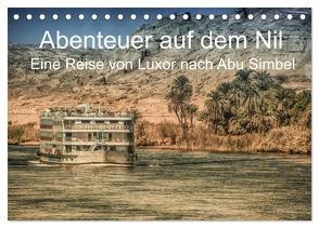 Abenteuer auf dem Nil. Eine Reise von Luxor nach Abu Simbel (Tischkalender 2024 DIN A5 quer), CALVENDO Monatskalender von Wenske,  Steffen