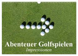 Abenteuer Golfspielen. Impressionen (Wandkalender 2024 DIN A3 quer), CALVENDO Monatskalender von Stanzer,  Elisabeth