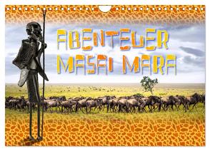 Abenteuer Masai Mara (Wandkalender 2024 DIN A4 quer), CALVENDO Monatskalender von Gödecke,  Dieter