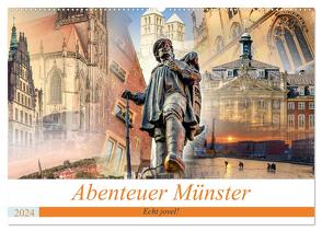 Abenteuer Münster – Echt jovel! (Wandkalender 2024 DIN A2 quer), CALVENDO Monatskalender von Gross,  Viktor