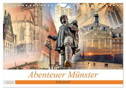 Abenteuer Münster – Echt jovel! (Wandkalender 2024 DIN A4 quer), CALVENDO Monatskalender von Gross,  Viktor