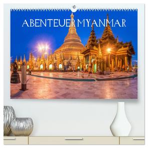 Abenteuer Myanmar (hochwertiger Premium Wandkalender 2024 DIN A2 quer), Kunstdruck in Hochglanz von Claude Castor I 030mm-photography,  Jean