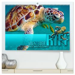 Abenteuer Riff – bunte Unterwasserwelt (hochwertiger Premium Wandkalender 2024 DIN A2 quer), Kunstdruck in Hochglanz von Utz,  Renate