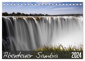 Abenteuer Sambia (Tischkalender 2024 DIN A5 quer), CALVENDO Monatskalender von und Stefanie Krüger,  Carsten