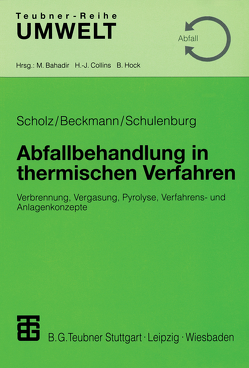 Abfallbehandlung in thermischen Verfahren von Beckmann,  Michael, Scholz,  Reinhard, Schulenburg,  Frank
