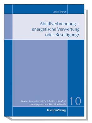 Abfallverbrennung – energetische Verwertung oder Beseitigung? von Brandt,  André, Haedrich,  Martina, Kotulla,  Michael