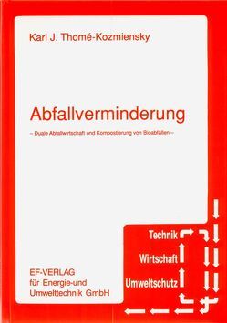 Abfallverminderung von Bielefeld,  Hella F, Thomé-Kozmiensky,  Karl J.