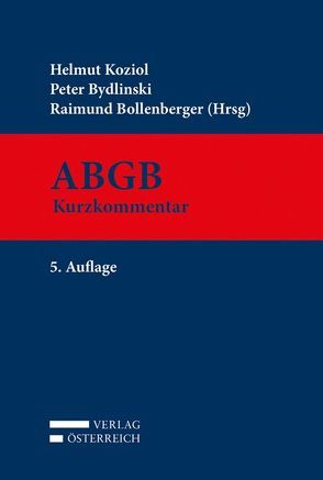 ABGB von Bollenberger,  Raimund, Bydlinski,  Peter, Koziol,  Helmut