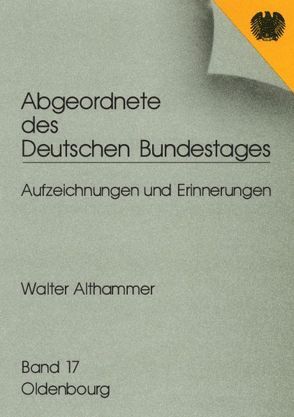 Walter Althammer von Deutscher Bundestag