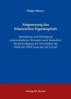 Abgrenzung des bilanziellen Eigenkapitals von Meurer,  Holger