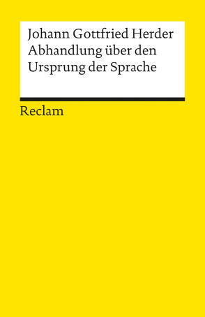 Abhandlung über den Ursprung der Sprache von Herder,  Johann G, Irmscher,  H D