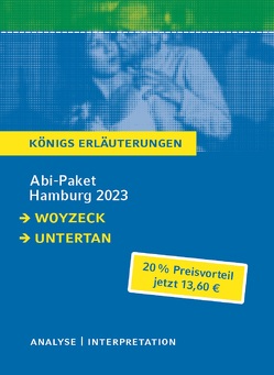 Abitur Deutsch Hamburg 2023/2024 – Königs-Erläuterungen-Paket von Büchner,  Georg, Mann,  Heinrich