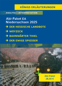 Abitur Niedersachsen 2025 EA Deutsch – Paket von Bernhardt,  Rüdiger, Büchner,  Georg, Hauptmann,  Gerhart, Horváth,  Ödön von, Reitzammer,  Wolfgang