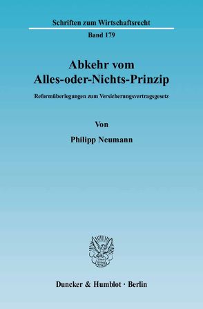 Abkehr vom Alles-oder-Nichts-Prinzip. von Neumann,  Philipp