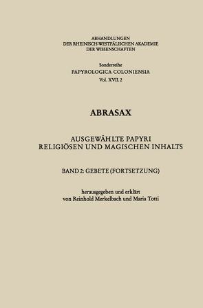 Abrasax von Merkelbach,  Reinhold, Totti,  Maria
