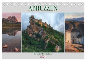 Abruzzen – Die wilde Mitte Italiens (Tischkalender 2024 DIN A5 quer), CALVENDO Monatskalender von Kruse,  Joana