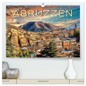 Abruzzen, vom Apennin bis an die Adria (hochwertiger Premium Wandkalender 2024 DIN A2 quer), Kunstdruck in Hochglanz von Roder,  Peter