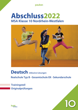 Abschluss 2022 – Mittlerer Schulabschluss Nordrhein-Westfalen Deutsch Realschule
