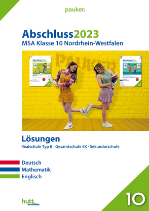Abschluss 2023 – Realschule NRW – Lösungsband von Bergmoser + Höller Verlag AG
