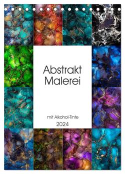 Abstrakt Malerei (Tischkalender 2024 DIN A5 hoch), CALVENDO Monatskalender von Gierok,  Steffen