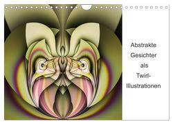 Abstrakte Gesichter als Twirl-Illustration (Wandkalender 2024 DIN A4 quer), CALVENDO Monatskalender von MAKE MOMENTS - Andrea Wiechert,  PICTURES