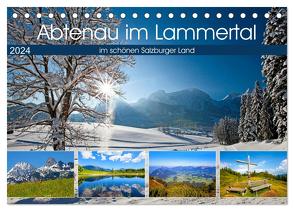 Abtenau im Lammertal (Tischkalender 2024 DIN A5 quer), CALVENDO Monatskalender von Kramer,  Christa