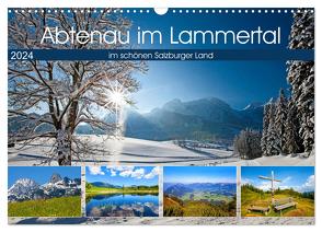 Abtenau im Lammertal (Wandkalender 2024 DIN A3 quer), CALVENDO Monatskalender von Kramer,  Christa