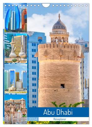Abu Dhabi – Reiseplaner (Wandkalender 2024 DIN A4 hoch), CALVENDO Monatskalender von Schwarze,  Nina