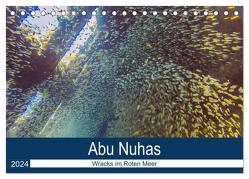 Abu Nuhas – Wracks im Roten Meer (Tischkalender 2024 DIN A5 quer), CALVENDO Monatskalender von Eberschulz,  Lars