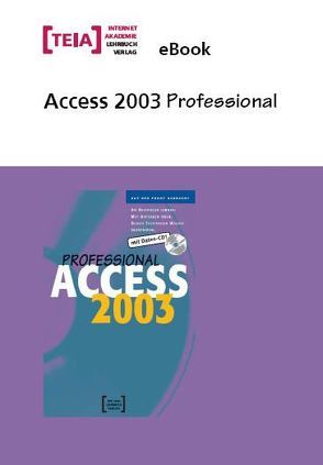 Access 2003 Professional eBook von Urban,  Georg