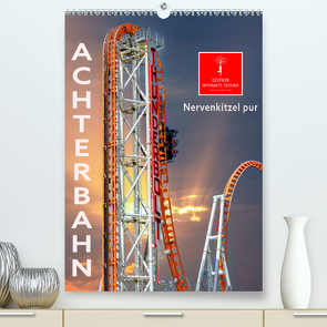 Achterbahn – Nervenkitzel pur (Premium, hochwertiger DIN A2 Wandkalender 2023, Kunstdruck in Hochglanz) von Roder,  Peter