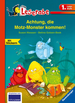Achtung, die Motz-Monster kommen! – Leserabe 1. Klasse – Erstlesebuch für Kinder ab 6 Jahren von Gotzen-Beek,  Betina, Niessen,  Susan