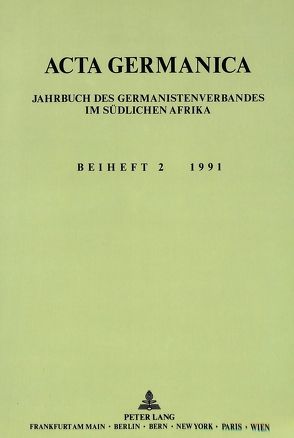 Acta Germanica von Köppe,  Walter G.