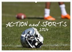 Action and Sports (Wandkalender 2024 DIN A2 quer), CALVENDO Monatskalender von Hebbel-Seeger,  Andreas