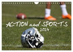 Action and Sports (Wandkalender 2024 DIN A4 quer), CALVENDO Monatskalender von Hebbel-Seeger,  Andreas