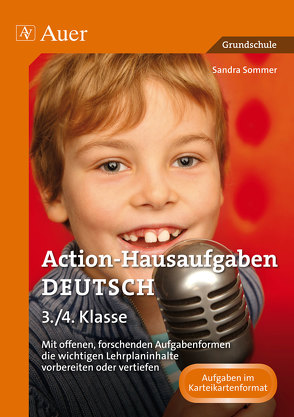 Action-Hausaufgaben Deutsch 3+4 von Sommer,  Sandra