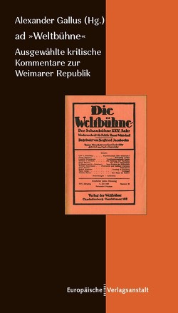 ad „Weltbühne“ von Gallus,  Alexander