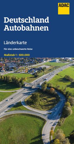 ADAC Länderkarte Deutschland Autobahnen 1:500.000