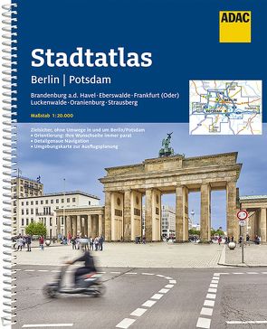 ADAC Stadtatlas Berlin, Potsdam 1:20 000 mit Brandenburg a.d. Havel, Eberswalde