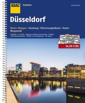ADAC Stadtatlas Düsseldorf/Rhein-Wupper mit Duisburg, Mönchengladbach, Venlo