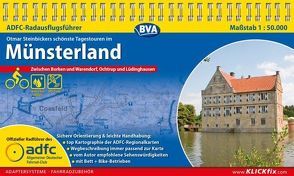 ADFC-Radausflugsführer Münsterland 1:50.000 praktische Spiralbindung, reiß- und wetterfest, GPS-Tracks Download von Steinbicker,  Otmar