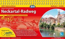 ADFC-Radreiseführer Neckartal-Radweg 1:50.000 praktische Spiralbindung, reiß- und wetterfest, GPS-Tracks Download von Schmellenkamp,  Roland