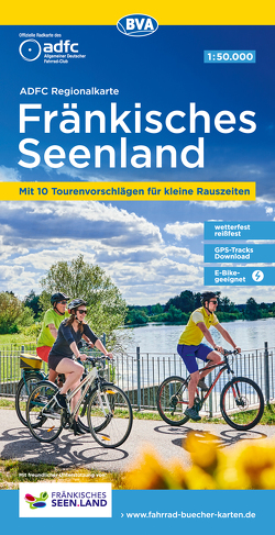 ADFC-Regionalkarte Fränkisches Seenland, 1:50.000, mit Tagestourenvorschlägen, reiß- und wetterfest, E-Bike-geeignet, GPS-Tracks Download