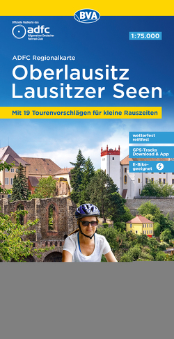 ADFC-Regionalkarte Oberlausitz – Lausitzer Seen, 1:75.000, reiß- und wetterfest, GPS-Tracks Download