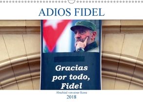 Adios Fidel – Abschied von einer Ikone (Wandkalender 2018 DIN A3 quer) von von Loewis of Menar,  Henning