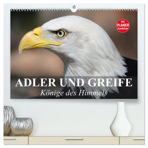 Adler und Greife. Könige des Himmels (hochwertiger Premium Wandkalender 2024 DIN A2 quer), Kunstdruck in Hochglanz von Stanzer,  Elisabeth