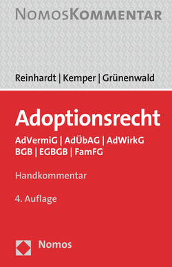 Adoptionsrecht von Grünenwald,  Christoph, Kemper,  Rainer, Reinhardt,  Jörg