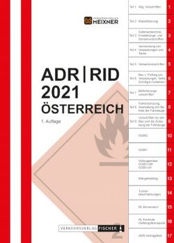 ADR / RID 2021 Österreich von Meixner,  Horst
