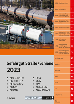 ADR/RID 2023 – Gefahrgut Straße/Schiene von Niebusch,  Rebecca, Rakowski,  Korinna